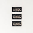 Load image into Gallery viewer, BLACK EMBROIDERED PATCH