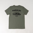 Load image into Gallery viewer, Hanalei Spirits Military Green Unisex Tee