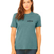 Load image into Gallery viewer, Womens Relaxed Slate Blue Tee