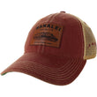 Load image into Gallery viewer, Trucker Hat with HSD Leather Patch and printed Hawaiian Island Chain

