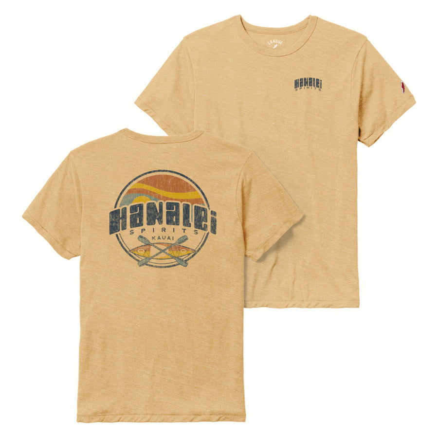 Heather Vintage Varsity Gold w/ Canoe Tee