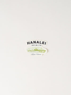Original Hanalei Spirits Distillery 4x4 Sticker